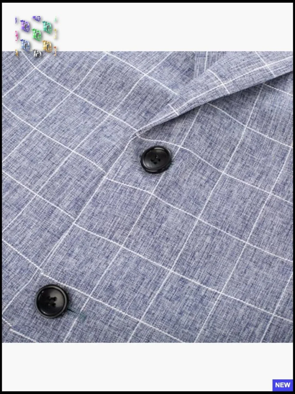 Lightweight Casual Blazer Classic Tailored Fit Business Sport Coat Polyester